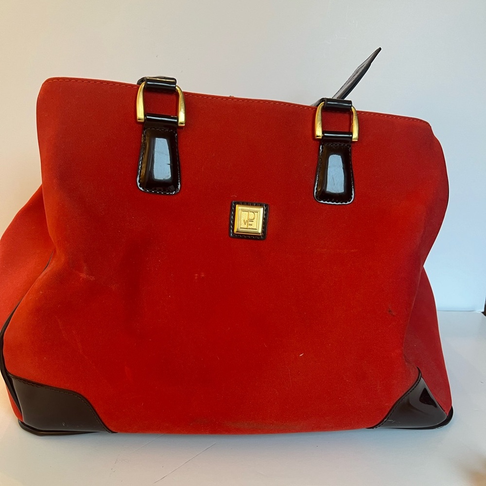 Diane Von Furstenberg DVF suede luggage carrier